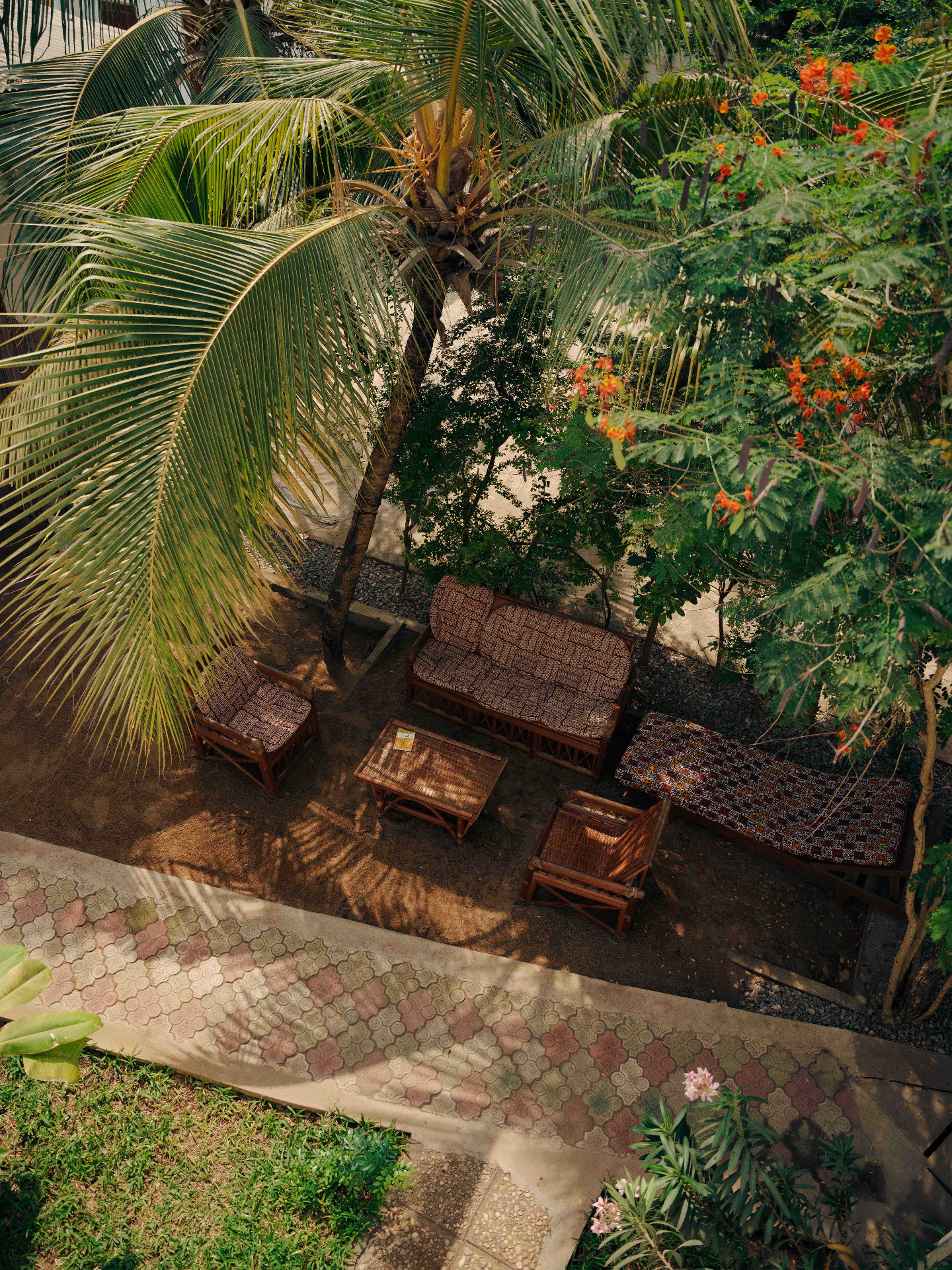 Coin salon du jardin